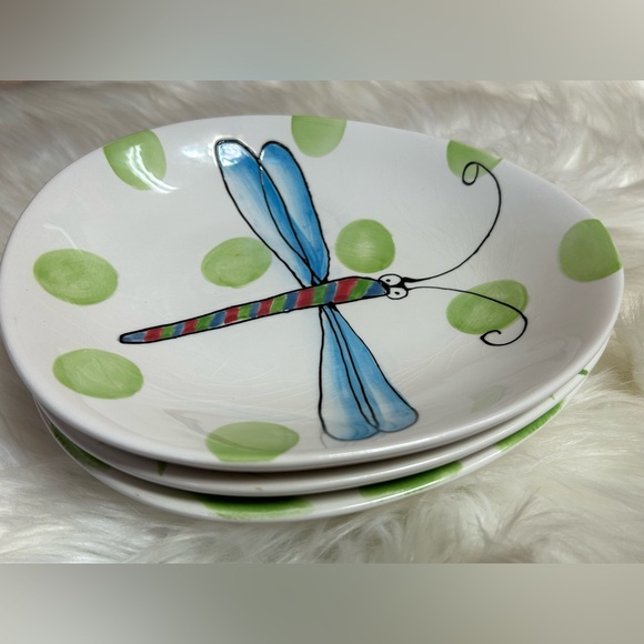 Whimsy Collection Jill Seale Boston Warehouse Set of 4 Plates - Picture 3 of 16